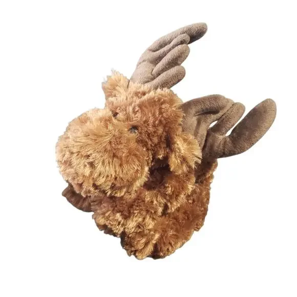 Unipak Designs Chuddles Floppy Moose 15" Soft Plush Stuffed Toy Winter Holiday - Picture 4 of 12